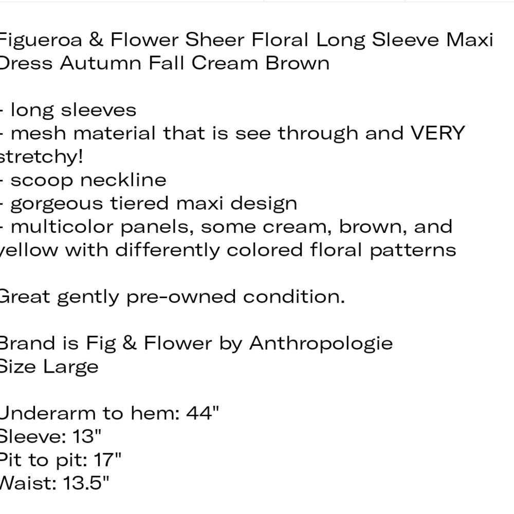 FIGUEROA & FLOWER Floral Dress in Yellow and Brown - Picture 9 of 11